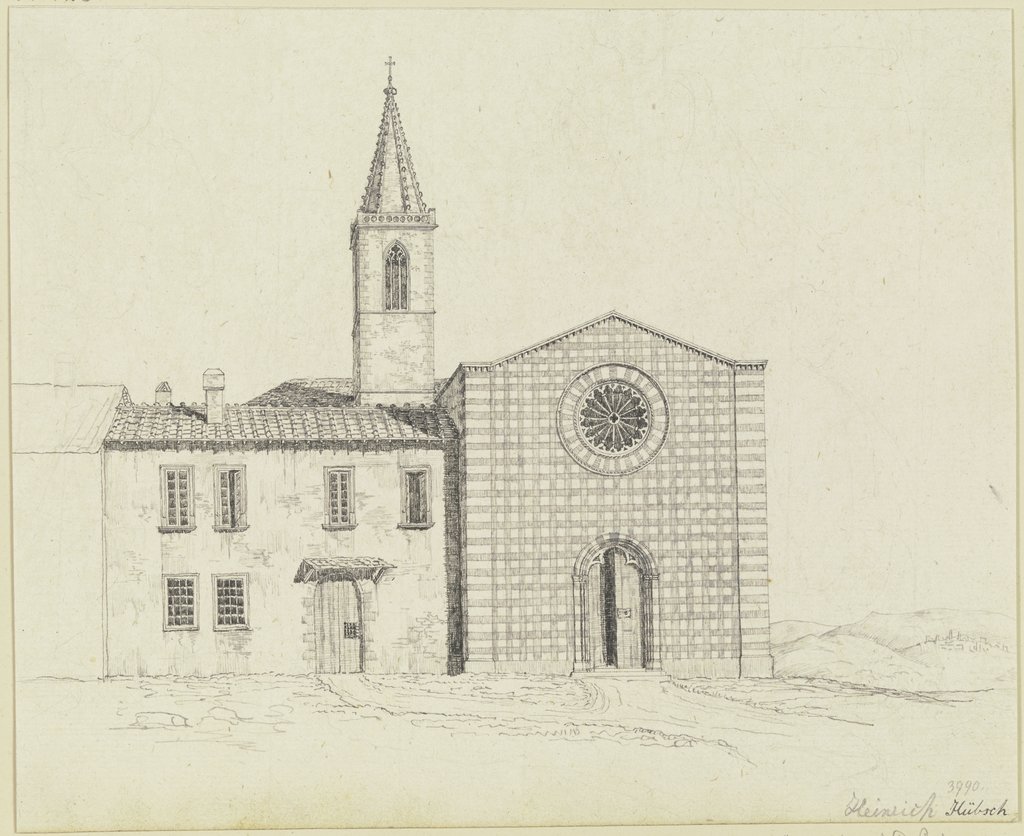 Die Kirche S. Giuliana bei Perugia, Heinrich Hübsch
