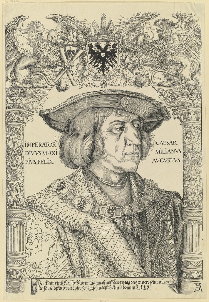 Maximilian I, Clemens Aloys Hohwiesner, after Albrecht Dürer
