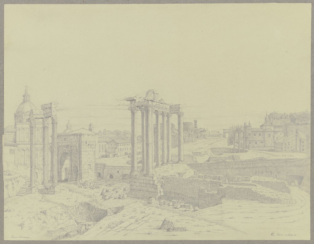 Das Forum Romanum, Friedrich Wilhelm Ludwig