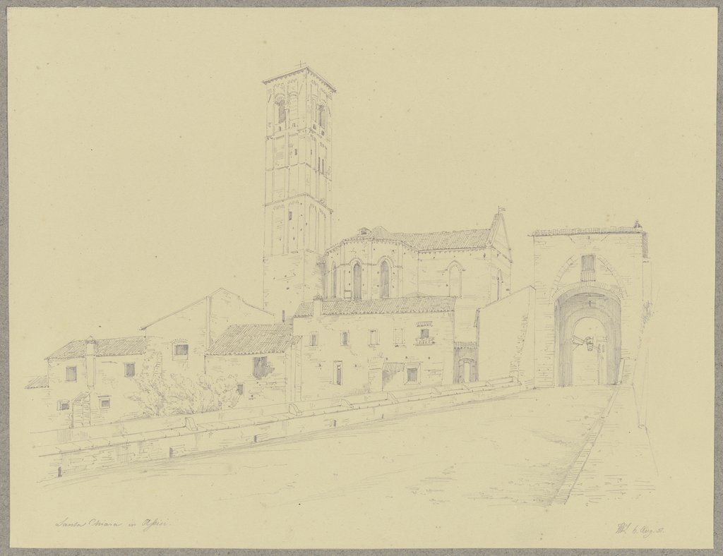 Saint Chiara in Assisi, Friedrich Wilhelm Ludwig
