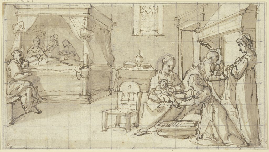 Geburt der Maria, Italienisch, 16. Jahrhundert
