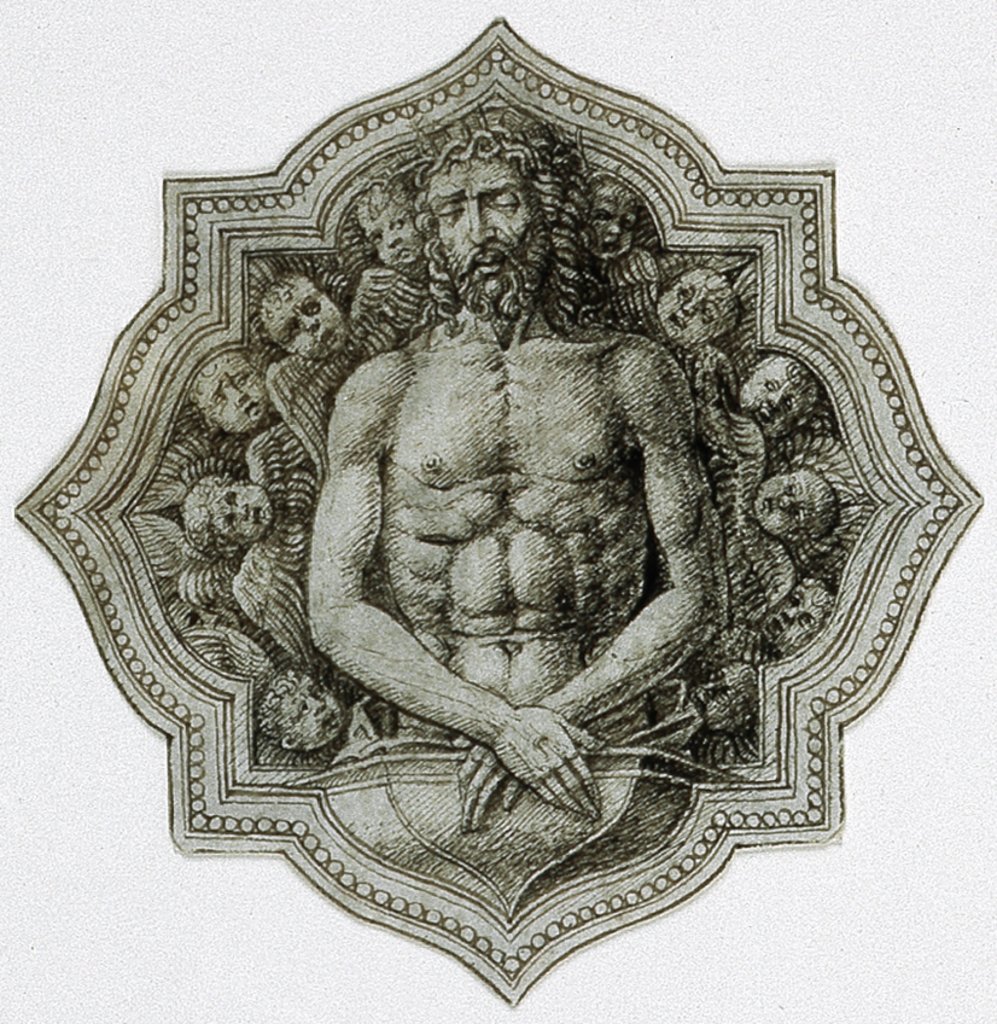 Vierpaß mit Christus als Schmerzensmann, Andrea Mantegna;   ?, Andrea Mantegna;  Umkreis