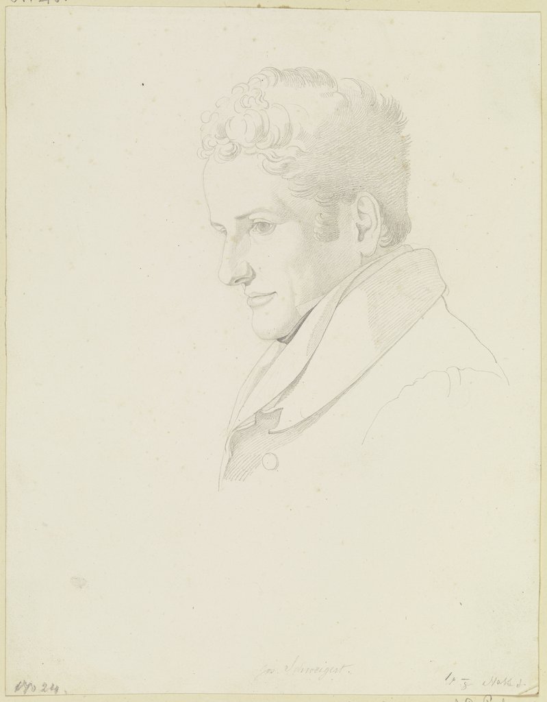 Bildnis Johann Joseph Schweigart, Gustav Heinrich Naeke