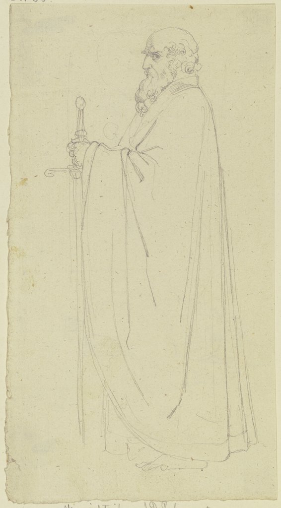 Der Heilige Paulus, Gustav Heinrich Naeke, nach Albrecht Dürer