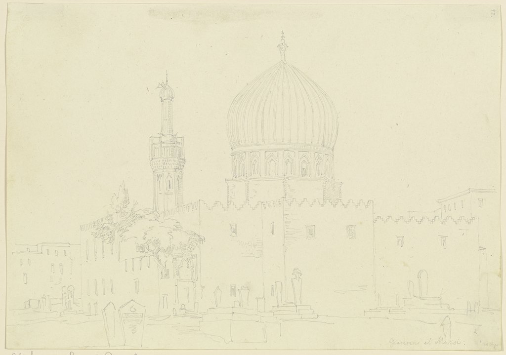Die Moschee Giamma el Mursi, Friedrich Maximilian Hessemer