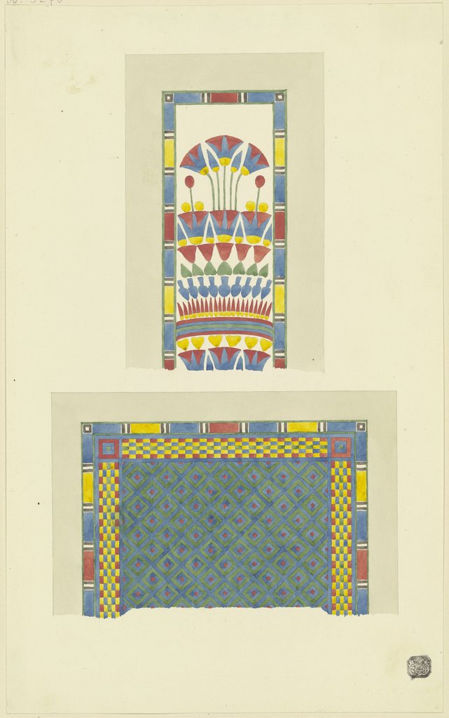 Geometrische und vegetabile Muster, Friedrich Maximilian Hessemer