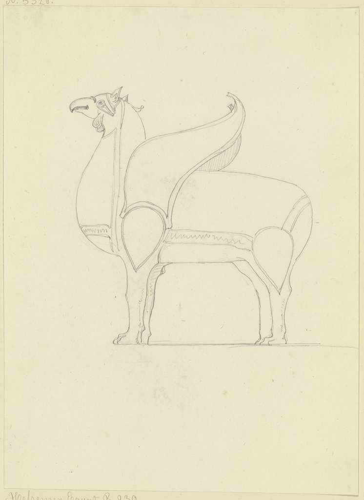 Egyptian griffin, Friedrich Maximilian Hessemer