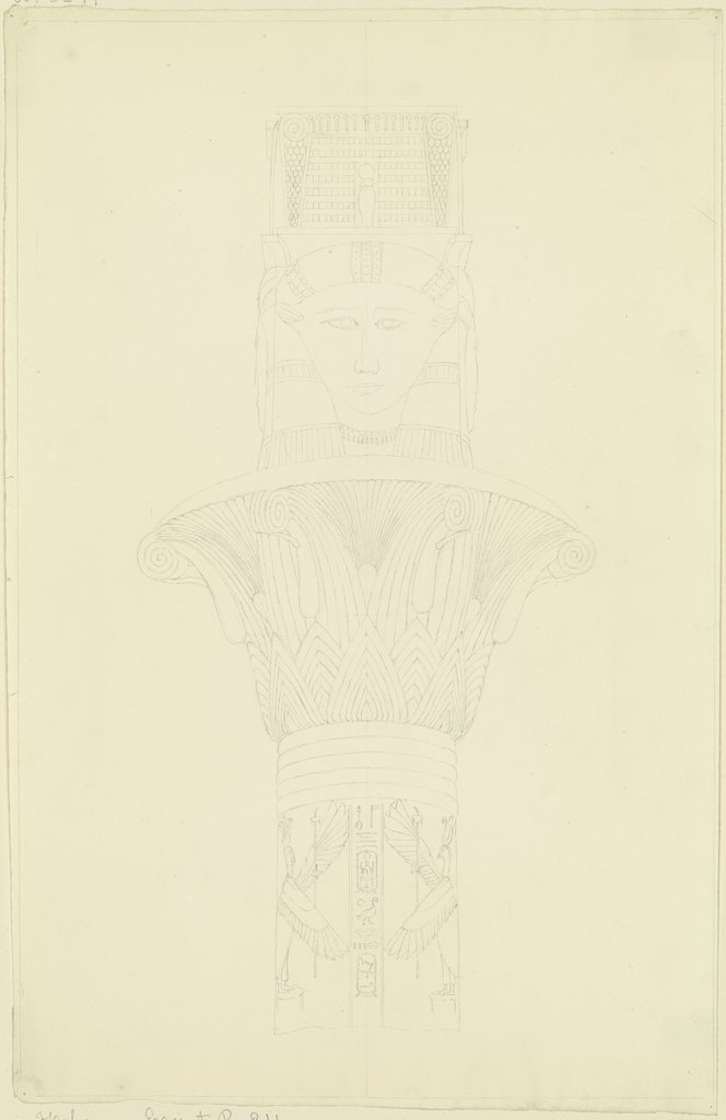 Ägyptisches Kapitell, Friedrich Maximilian Hessemer