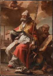 Gaetano Gandolfi, Die Heiligen Petronius und Bernardin von Siena, ca. 1774