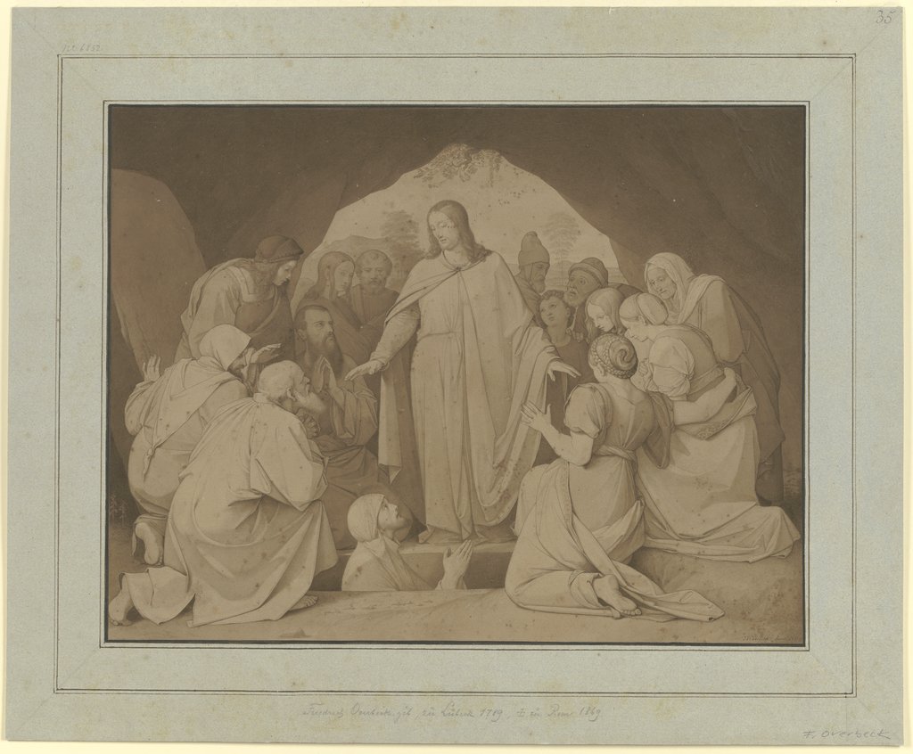 Auferstehung des Lazarus, Friedrich Overbeck
