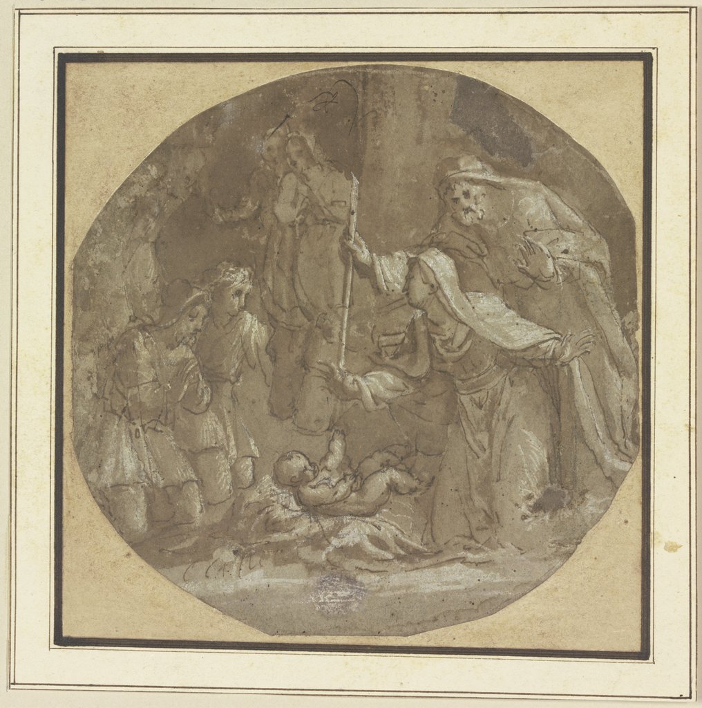 Adoration of the shepherds, Italian, 16th century