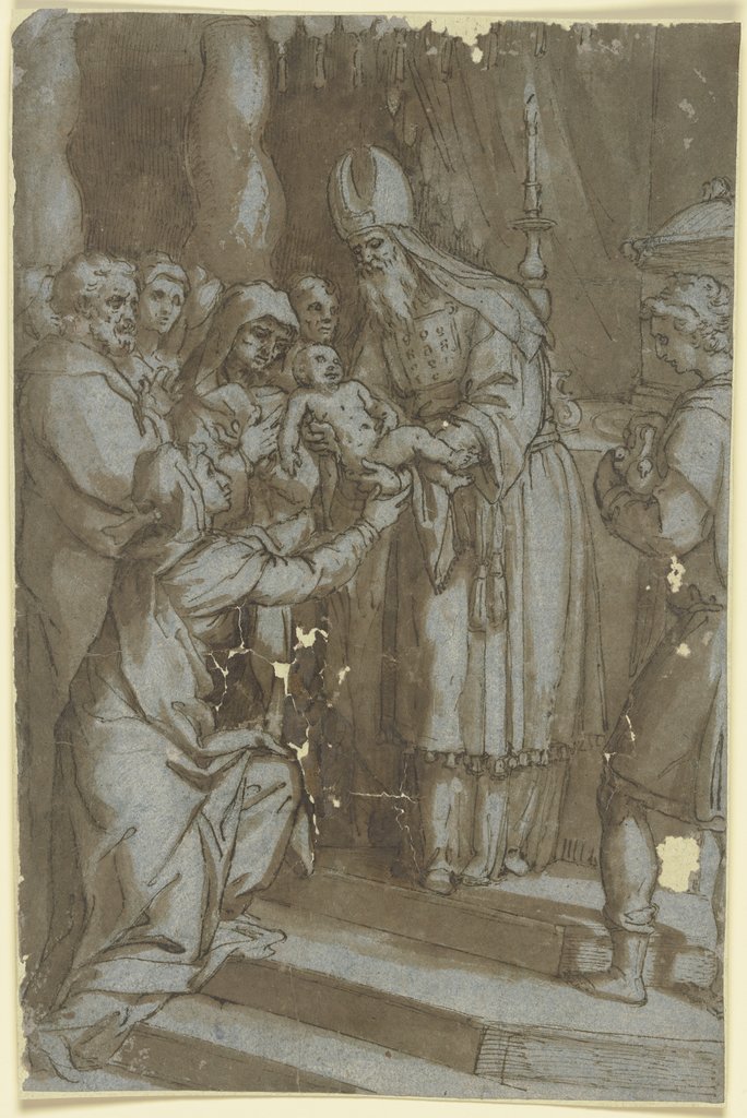 Die Darstellung Christi im Tempel, Italian, 17th century;   ?