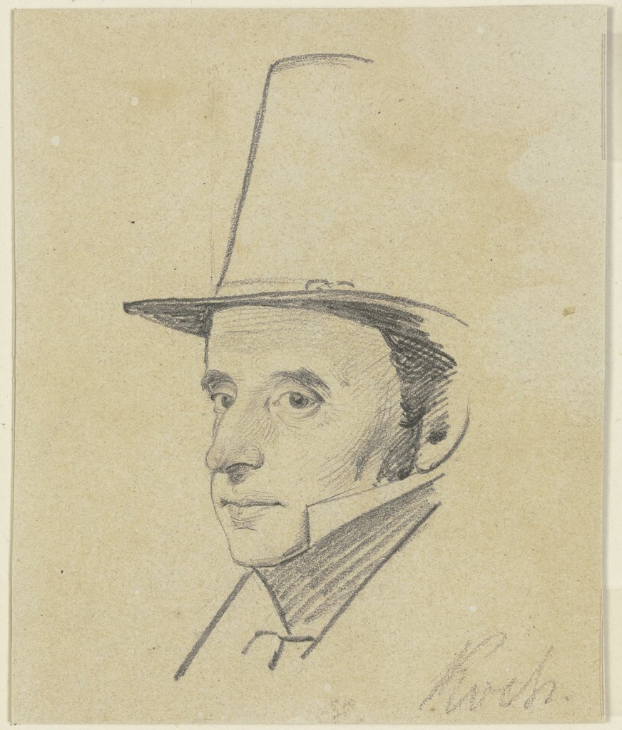 Portrait of Koch, Carl Hoff