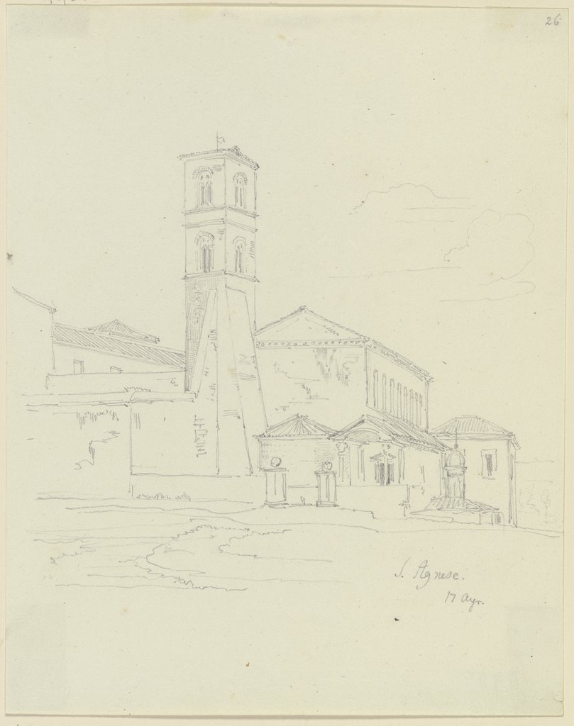 Sant’Agnese fuori le mura in Rom, Friedrich Maximilian Hessemer