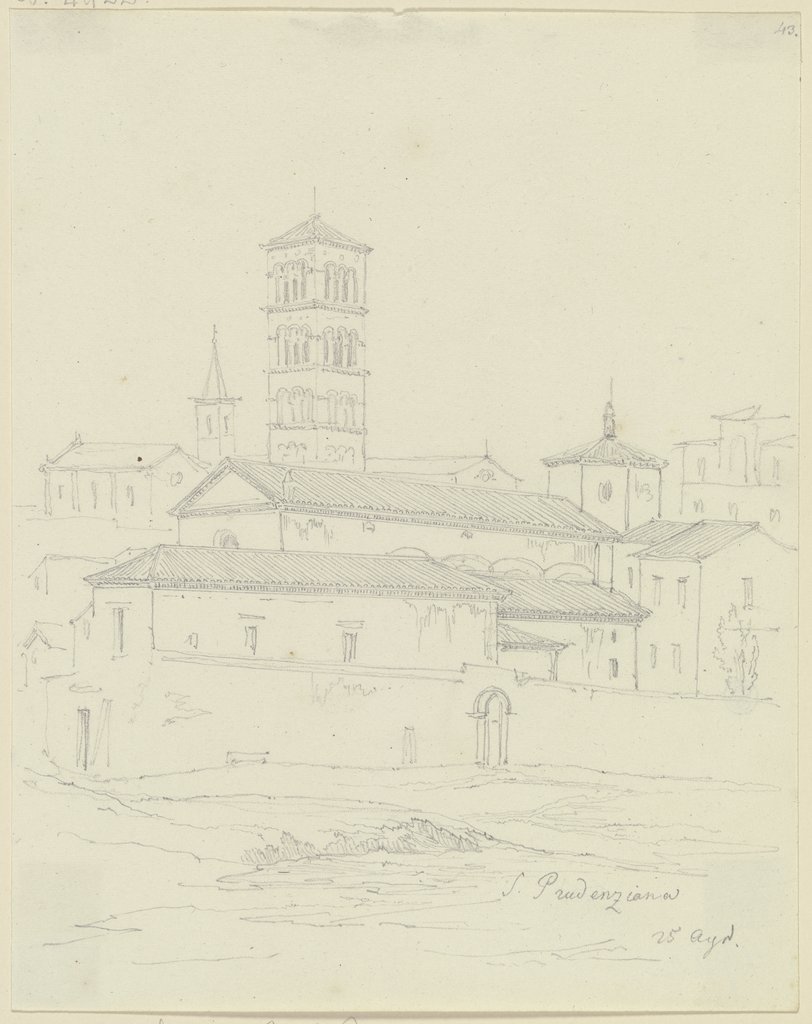 Santa Pudenziana in Rom, Friedrich Maximilian Hessemer