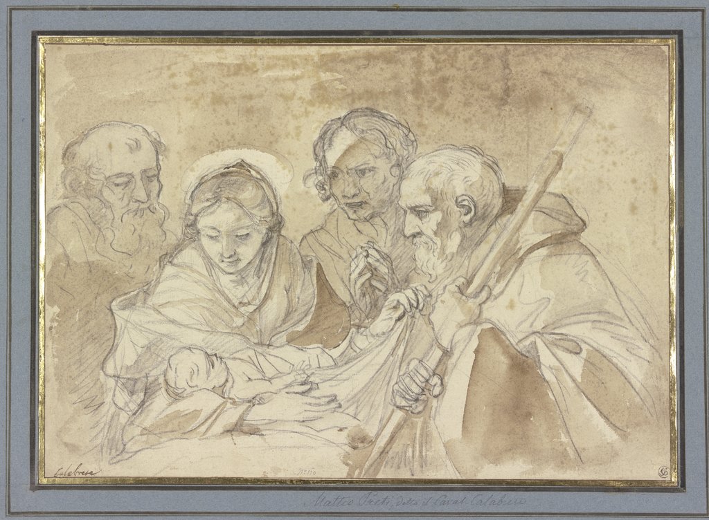 Adoration of the shepherds, Mattia Preti