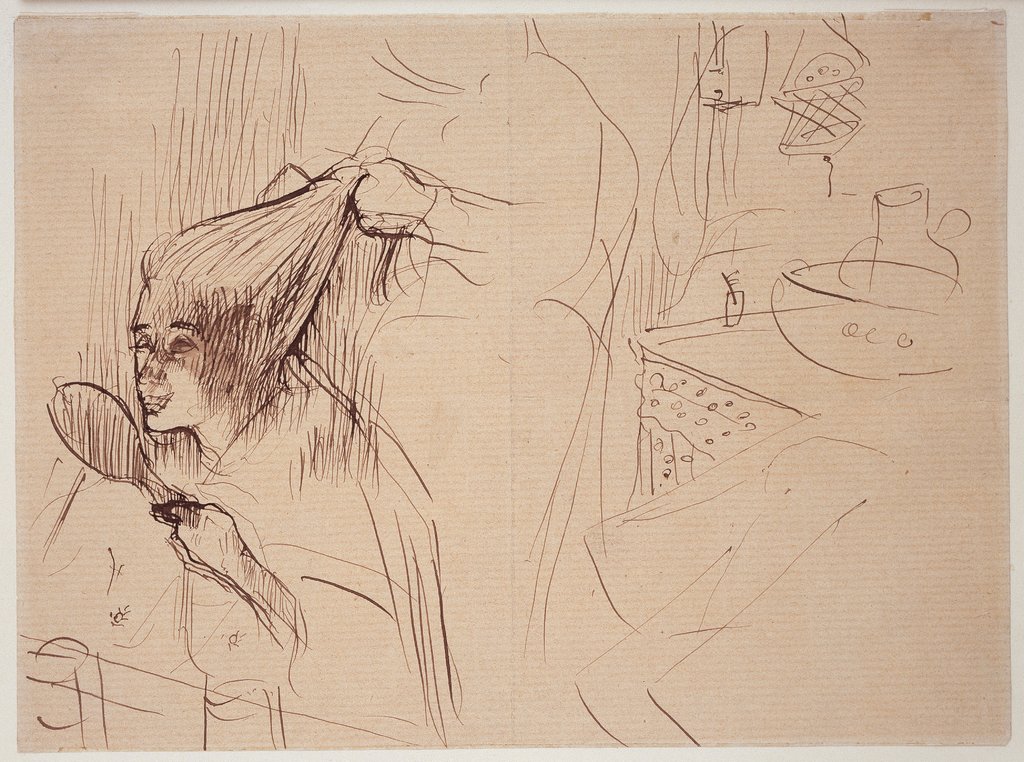 Doing one's toilet, Henri de Toulouse-Lautrec