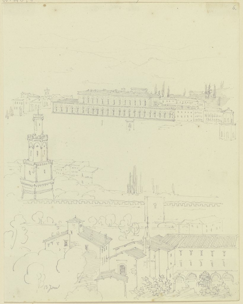 Pitti Palace in Florence, Friedrich Maximilian Hessemer