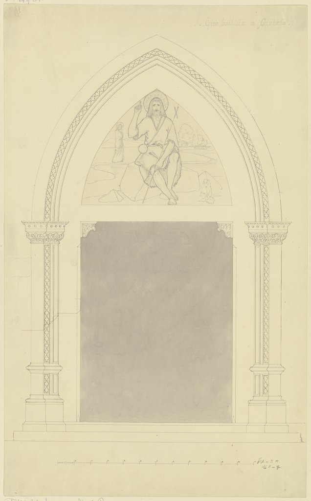 Portal von S. Giovanni Battista in Orvieto, Friedrich Maximilian Hessemer