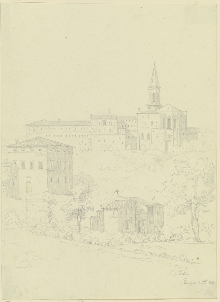 St Pietro in Perugia, Friedrich Maximilian Hessemer