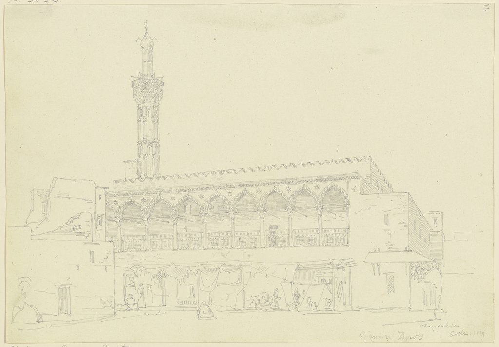 Die Attarin-Moschee in Alexandria, Friedrich Maximilian Hessemer