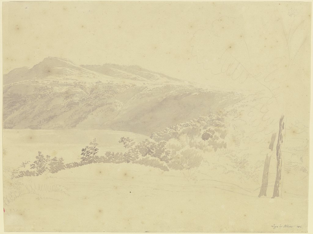 View of the Lago Albano, Joseph Rebell
