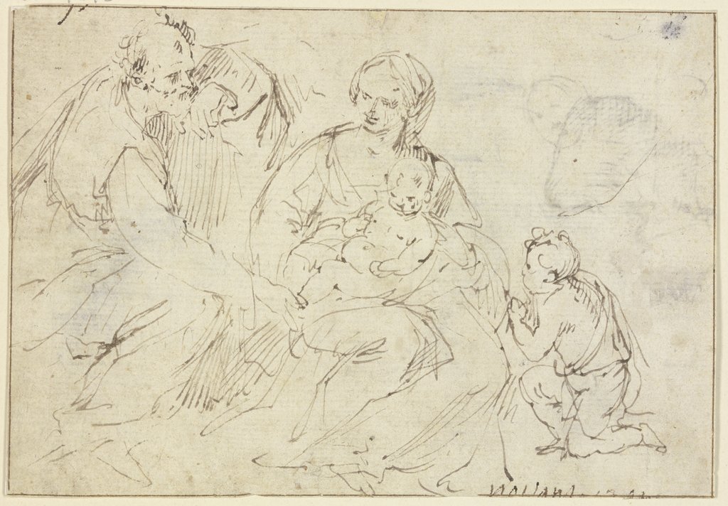 Heilige Familie mit dem knienden Johannesknaben, Guido Reni