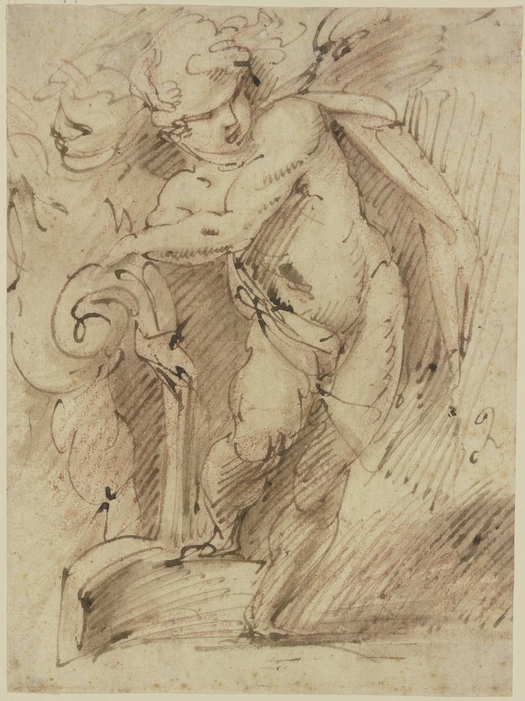 Two cupids, Italian, 17th century