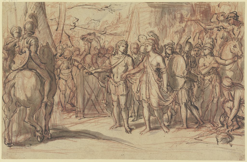 Camp of the Amazons, Italian, 16th century;   ?