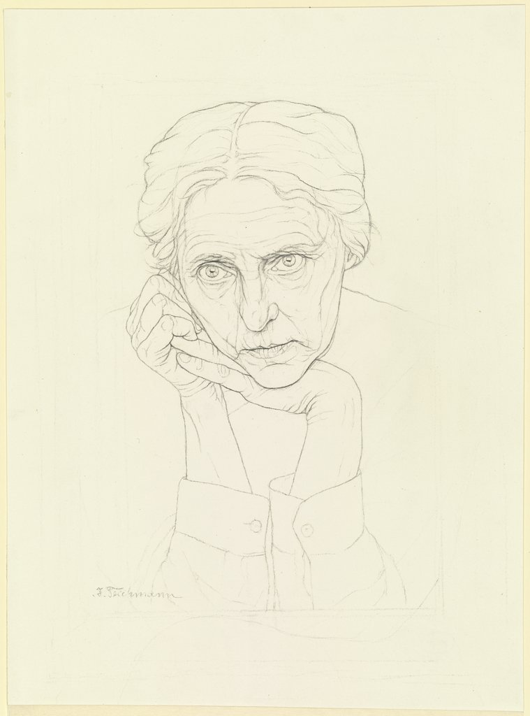 Self-portrait, Ida Teichmann