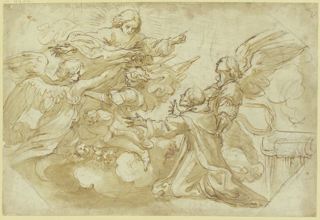 Der Heilige Franziskus wird in den Himmel aufgenommen, Cosimo Ulivelli