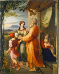 Moritz Daniel Oppenheim, Die Verstoßung der Hagar, 1826