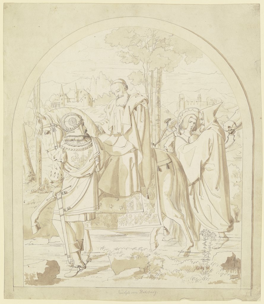 Rudolph von Habsburg und der Priester, Carl Philipp Fohr, Ludwig Sigismund Ruhl