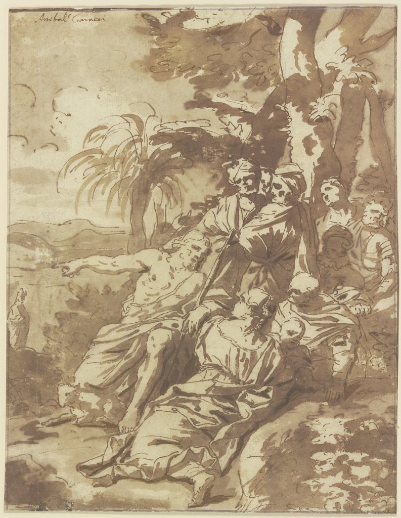 Johannes der Täufer predigt in der Wüste, Paolo Veronese;   ?