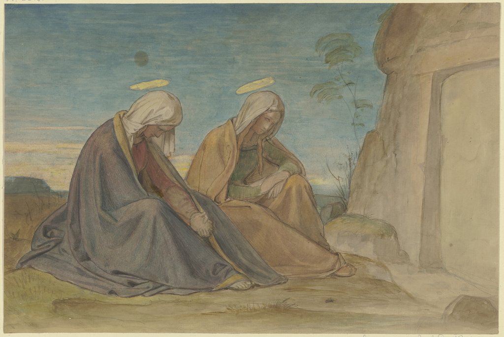 The two Marys at the grave, Philipp Veit