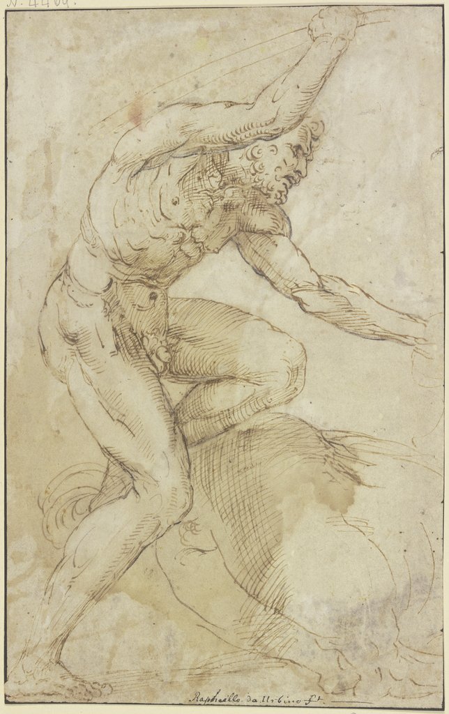 Hercules and the centaur, Timoteo Viti, after Raphael