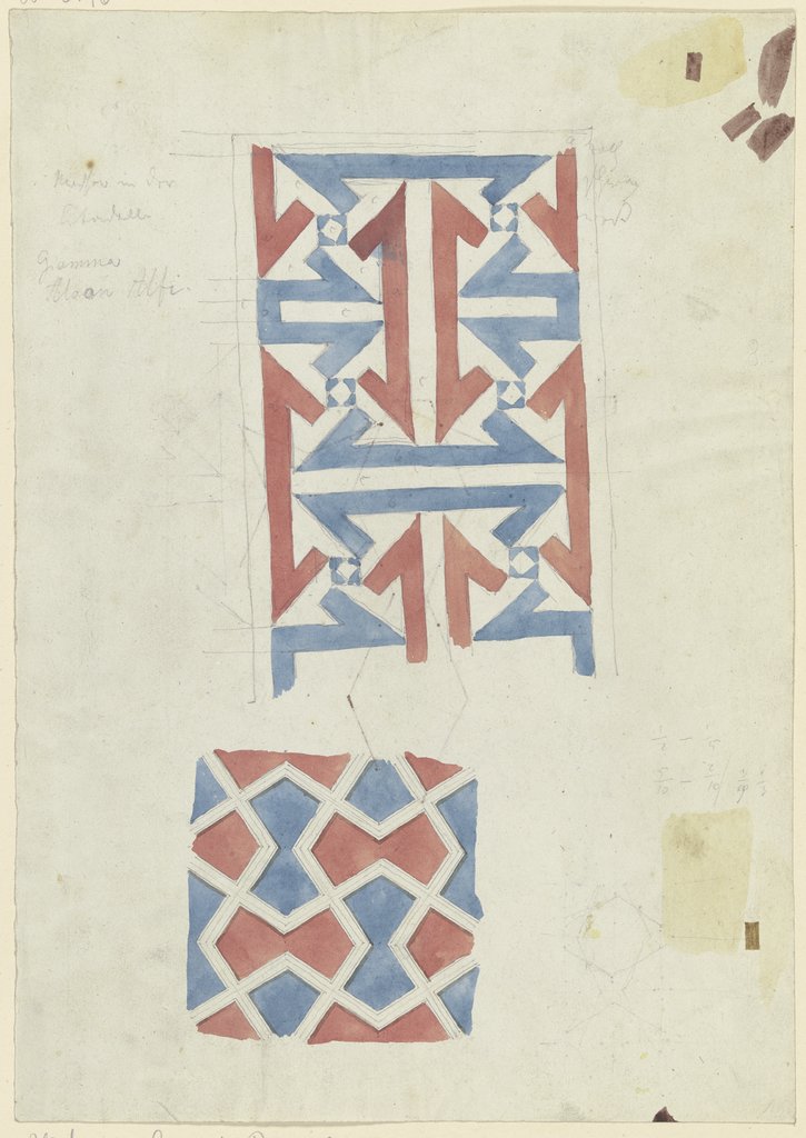 Geometrical pattern, Friedrich Maximilian Hessemer