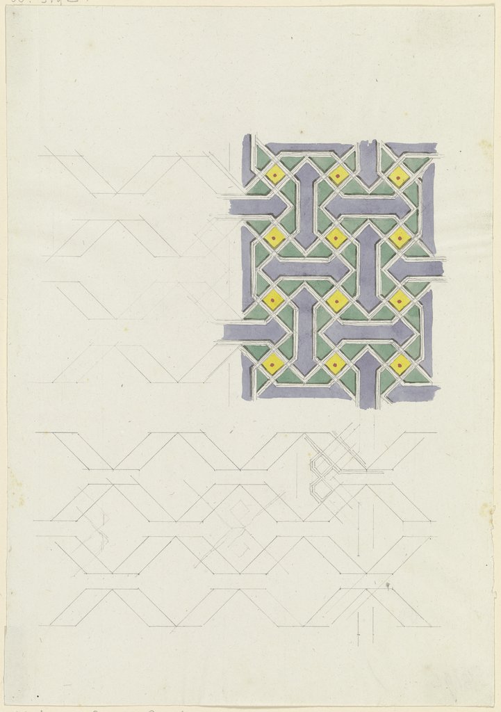 Geometrical pattern, Friedrich Maximilian Hessemer