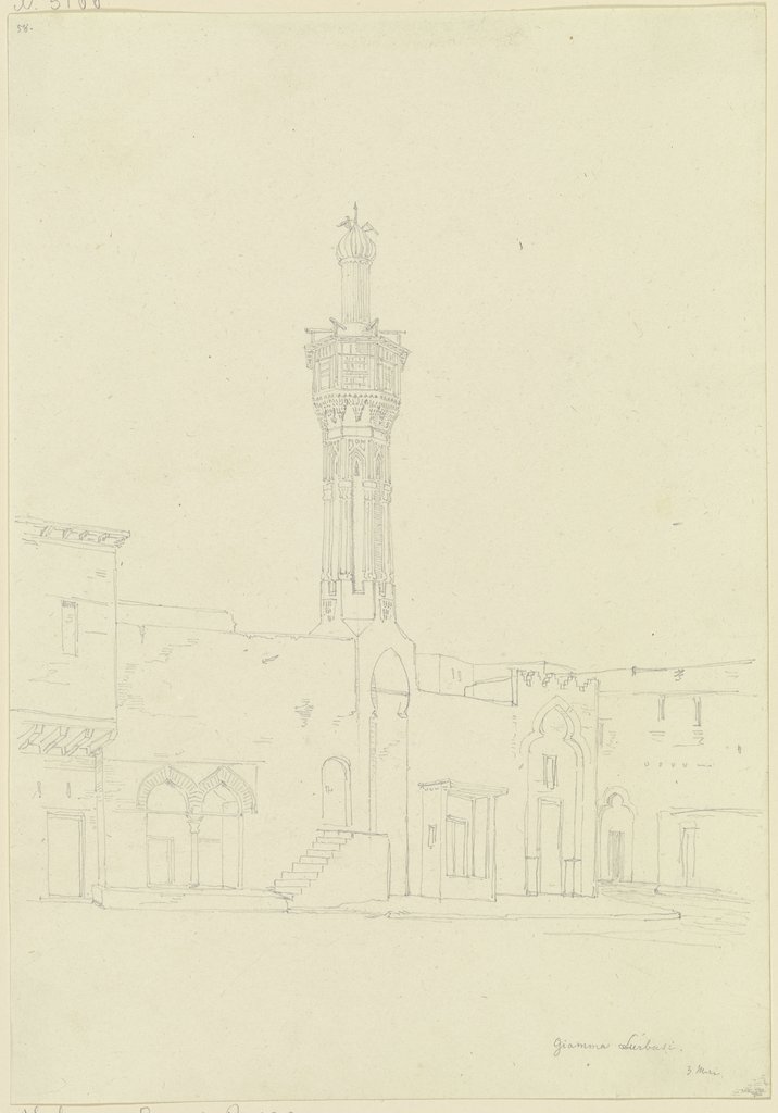 Die Moschee Giamma Lurbusi, Friedrich Maximilian Hessemer