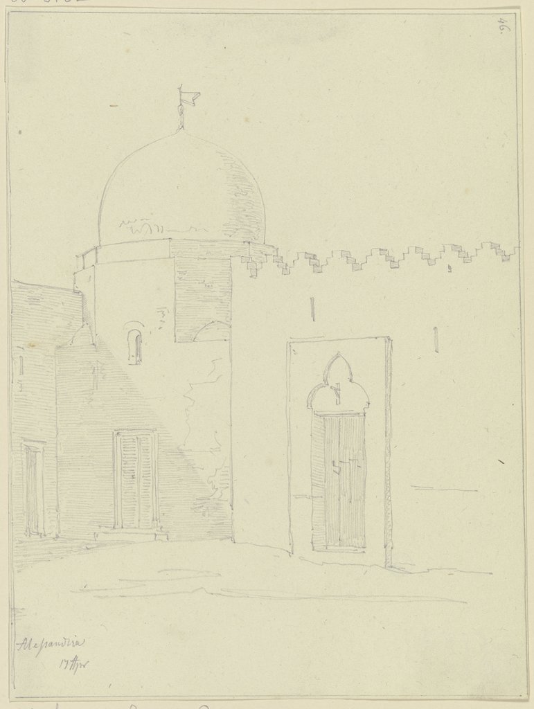 Winkel in Alexandria, Friedrich Maximilian Hessemer