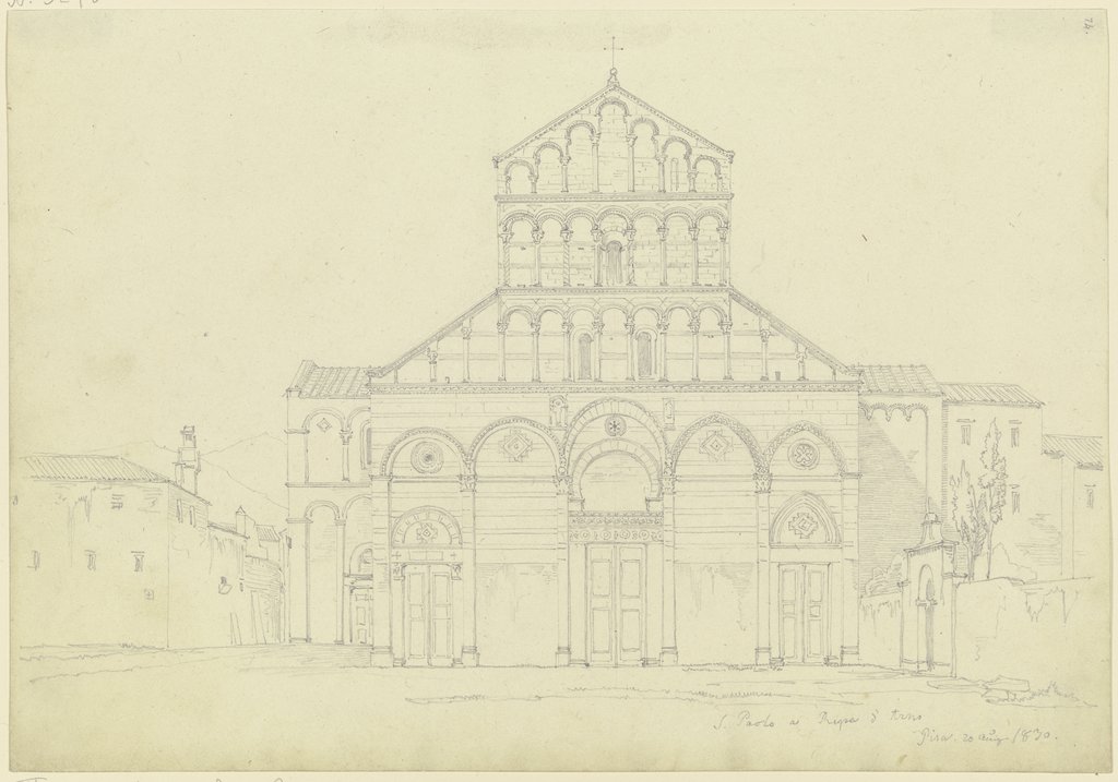S. Paolo a Ripa d’Arno in Pisa, Friedrich Maximilian Hessemer