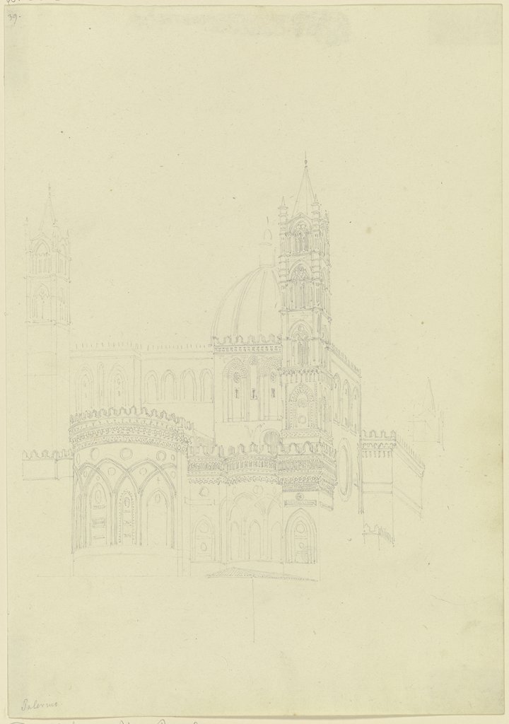 Der Dom Maria Santissima Assunta in Palermo, Friedrich Maximilian Hessemer