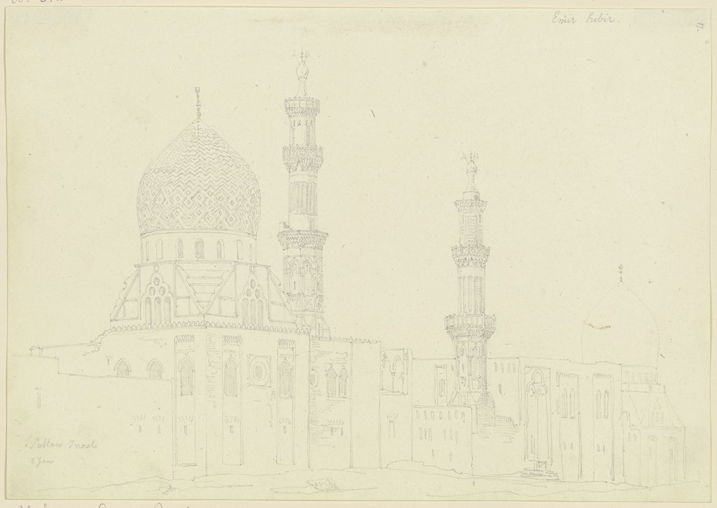 Moschee des Sultan Inael in Kairo, Friedrich Maximilian Hessemer