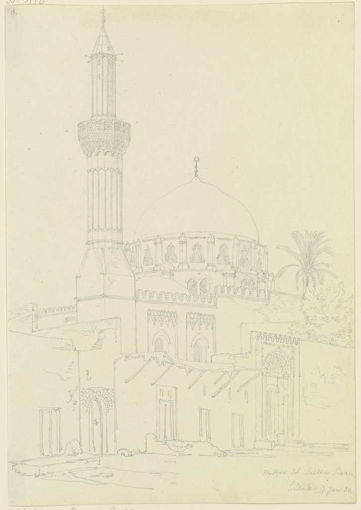 Moschee des Sultan Sinan in Būlāq, Friedrich Maximilian Hessemer