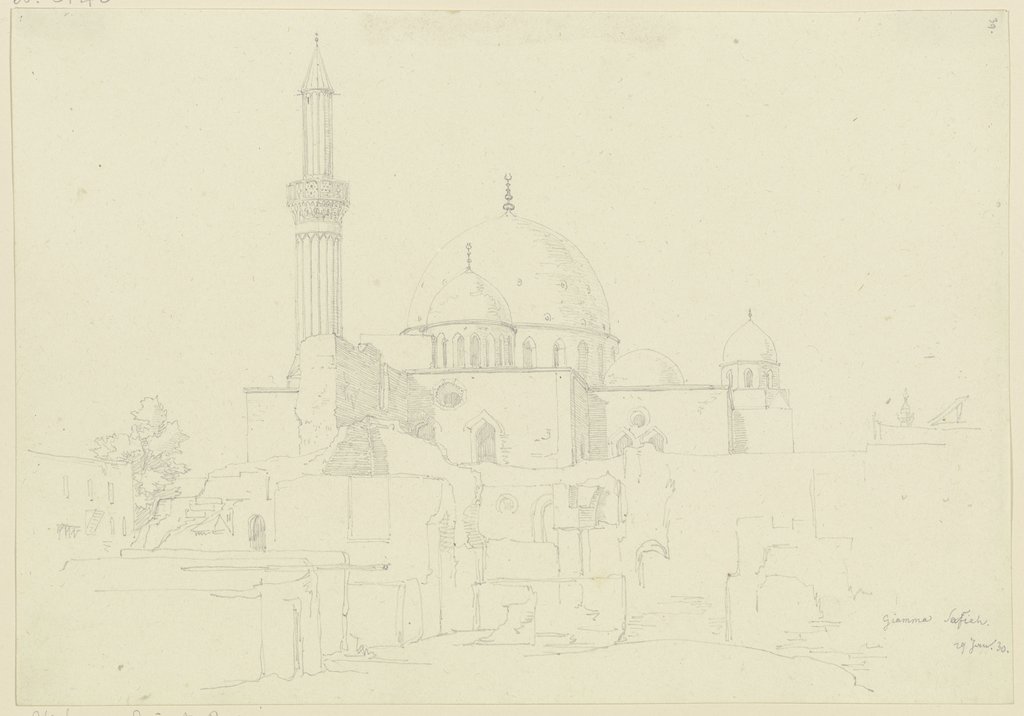 Die Moschee Giamma Safieh, Friedrich Maximilian Hessemer