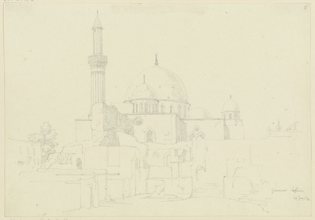 Die Moschee Giamma Safieh, Friedrich Maximilian Hessemer