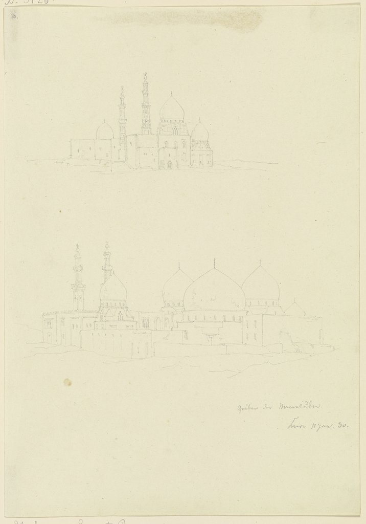 Gräber der Mamluken in Kairo, Friedrich Maximilian Hessemer