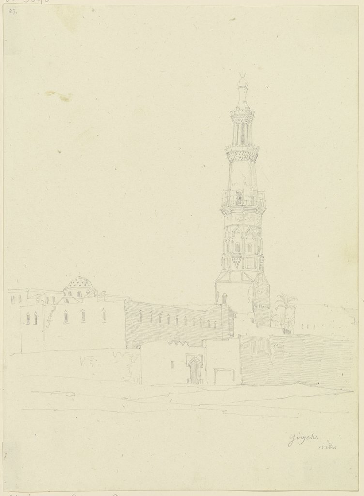Moschee in Girgeh, Friedrich Maximilian Hessemer