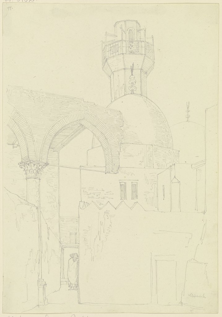 Mosque in Al-Minya, Friedrich Maximilian Hessemer
