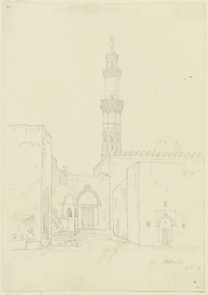 Moschee in El Akhmyn, Friedrich Maximilian Hessemer